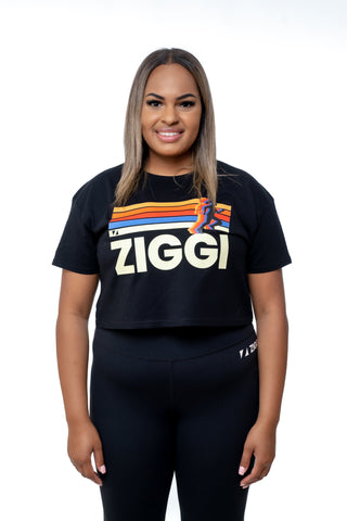 Retro Sprint Cropped T-Shirt